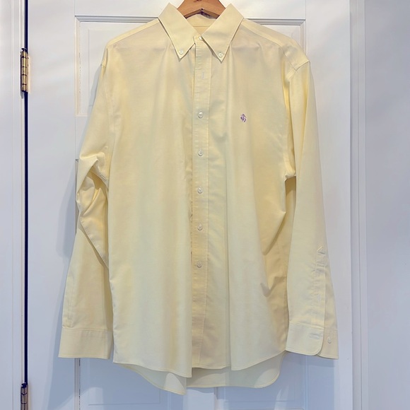 Brooks Brothers Other - Brooks Brothers The Original Polo Shirt Non Iron Size L - Yellow